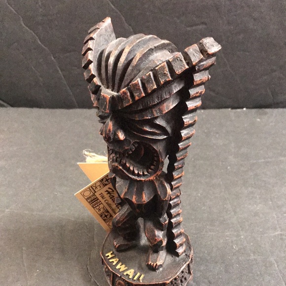 KC Company Hawaiian God of Money Tiki Hapa Wood - Picture 5 of 9